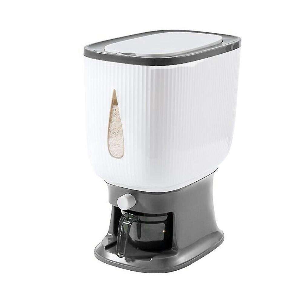10kg Automatic Rice Dispenser with Rinsing Cup Rice Dispenser Box-b