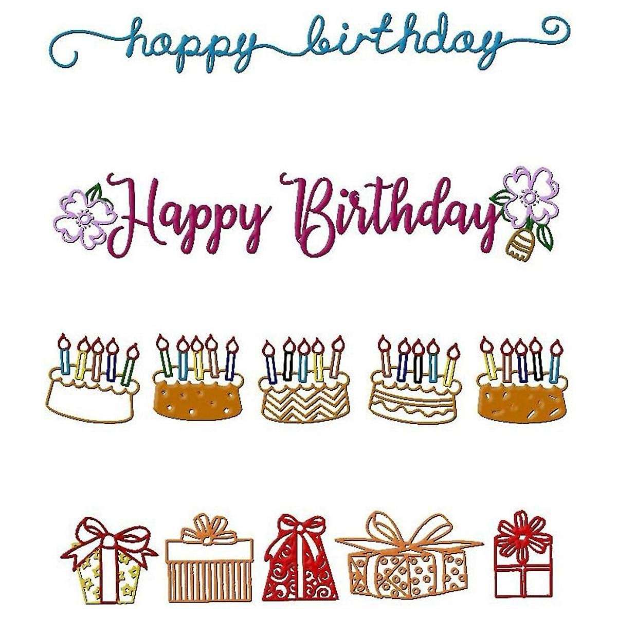 10Pcs 15X3cm Flower Leaf Star Plastic Embossing Folder DIY Craft Template Stencils Scrapbook Paper C