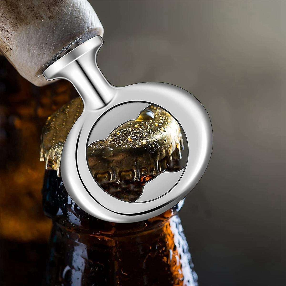 10pcs Bottle Opener Blank Diy Beer Bottle Opener Stainless Steel Flat Bottle Opener Inserts Kit Bee