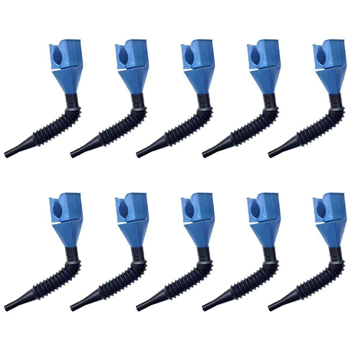 10Pcs Car Refueling Hands-Free Portable Funnel Foldable Plastic Car Motorcycle Refueling Oil Funnel