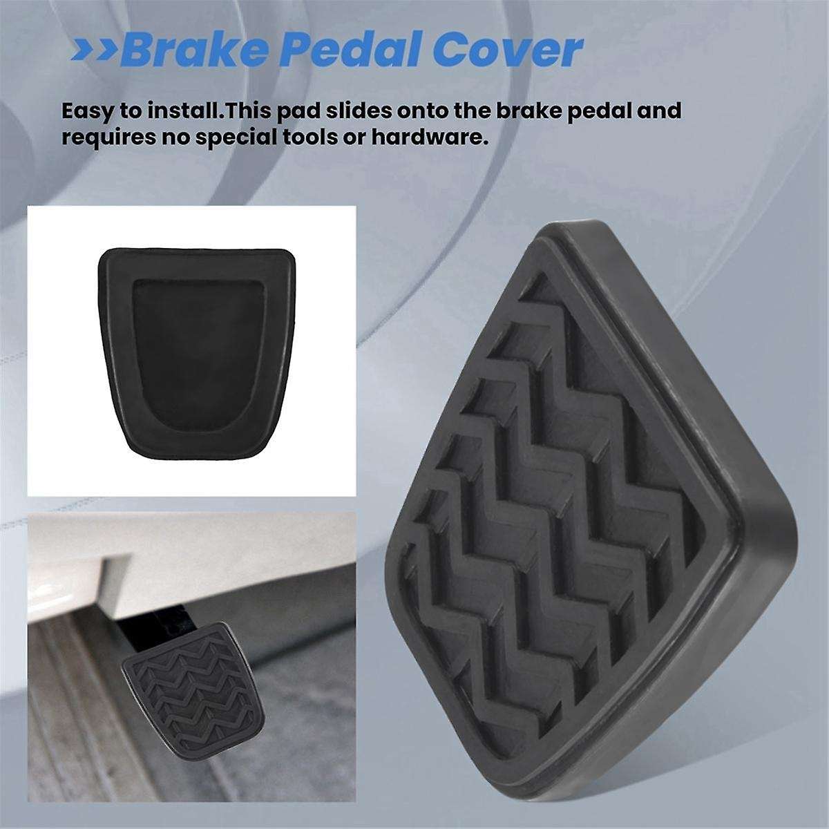 10PCS Clutch Brake Pedal Pad Rubber for 31321-52010,3132152010