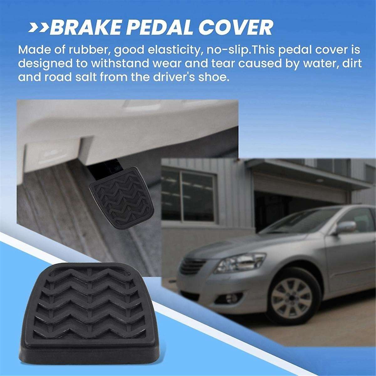 10PCS Clutch Brake Pedal Pad Rubber for 31321-52010,3132152010