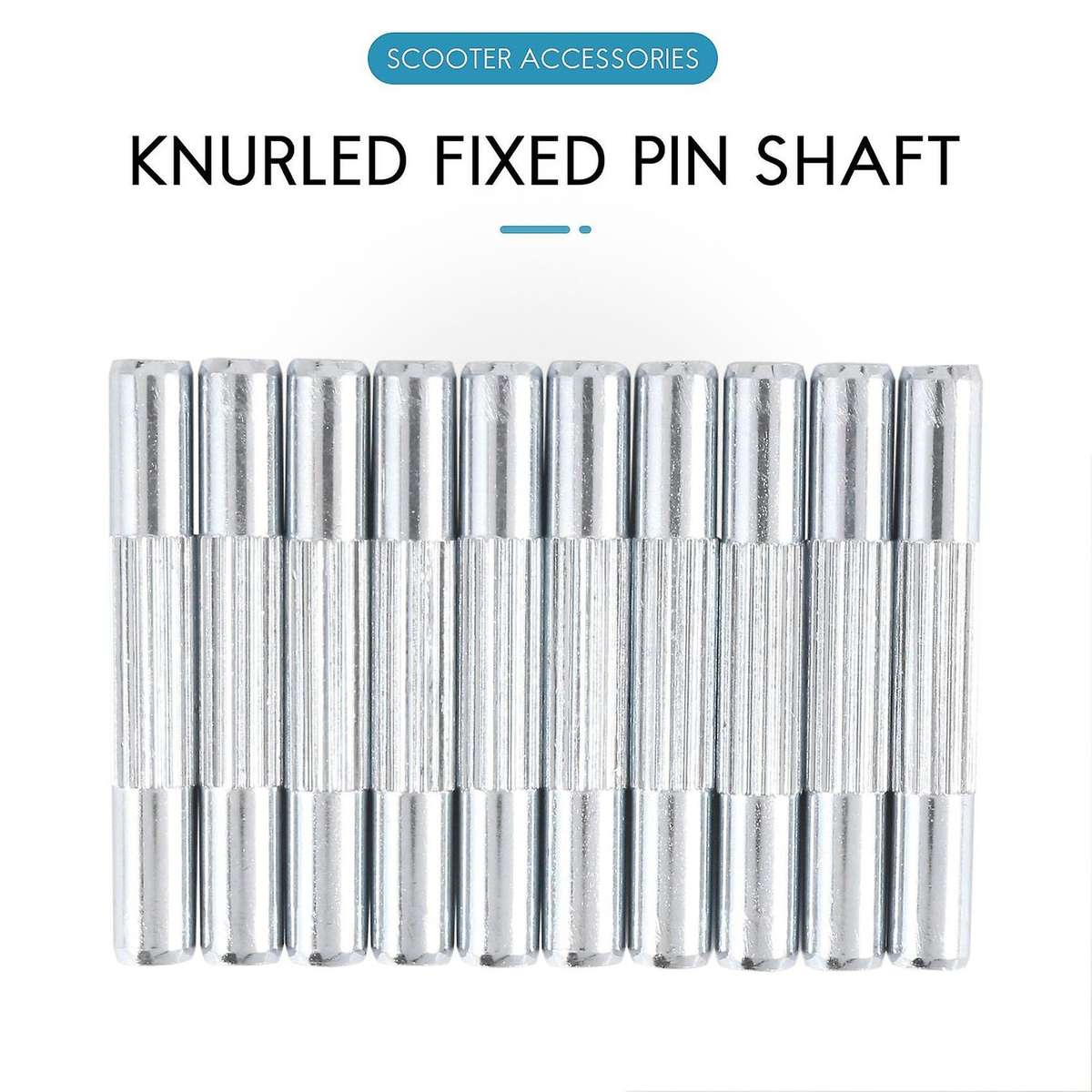 10PCS Electric Scooter Folding Buckle Embossed Knurled Fixed Pin for M365 PRO PRO 2