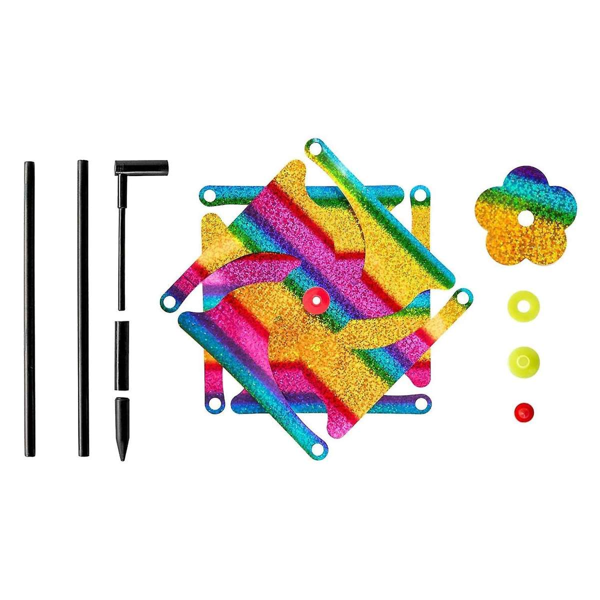 10Pcs High Reflective Bird Scarer Windmill,Bird Deterrent Scarer Windmill,Effective Reflection Colo