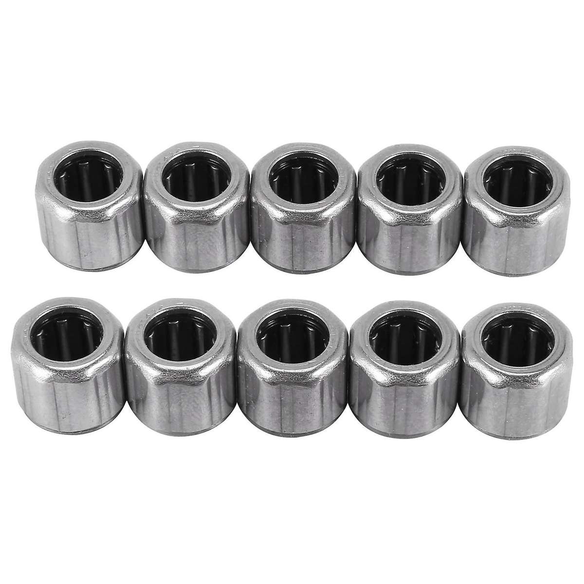 10Pcs Needle Bearing HF081412 Outer Ring Octagon One-Way Needle Roller Bearing 8X14X12mm for Manufac