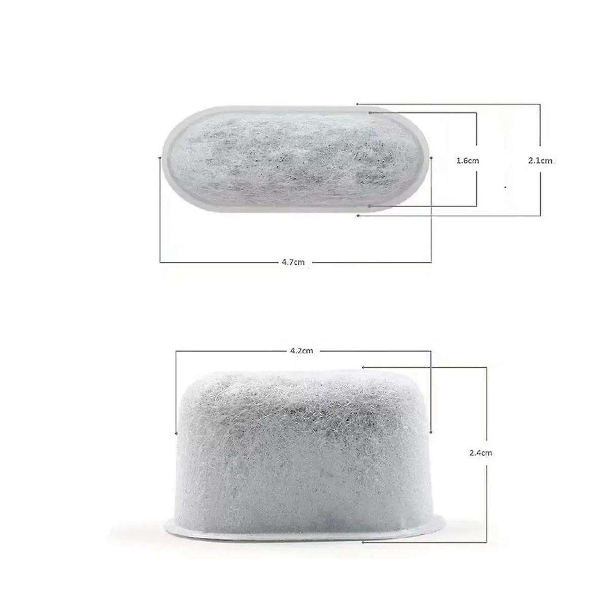 10Pcs Replacement Activated Charcoal Water for Coffee Machines