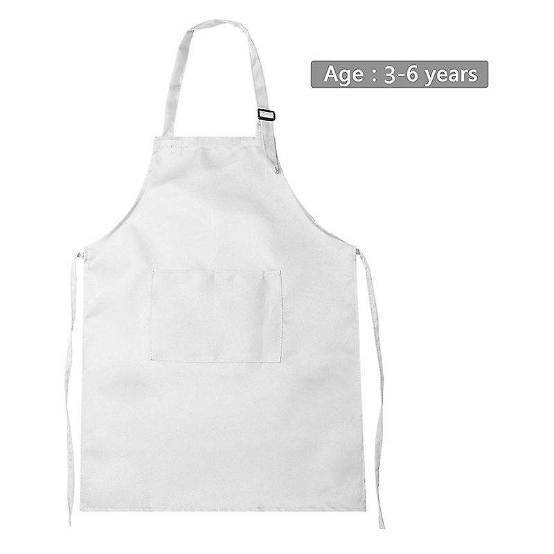 10-Piece Children's Apron and Chef Hat Set Adjustable Children's Kitchen Apron for Cooking and Paint