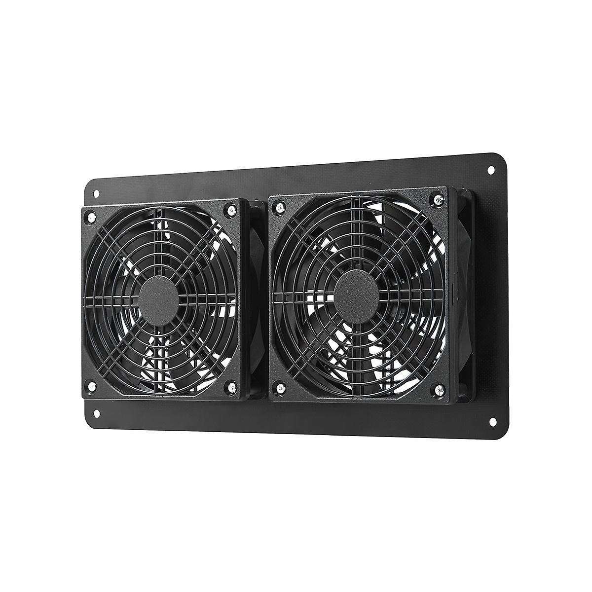 10w Solar Panel Powered Fan Ventilator 3w Ventilation Equipment for Greenhouse Motorhome House Chic