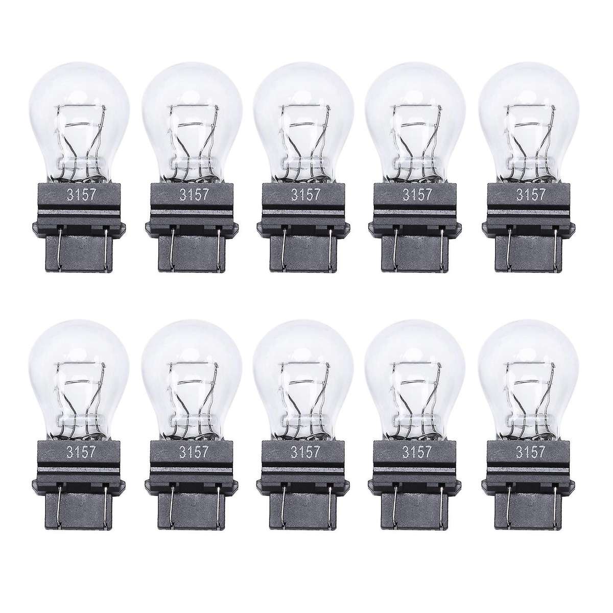 10x 3157 Bright Light Bulbs Tail Brake Backup Reverse S8 Signal Lamp