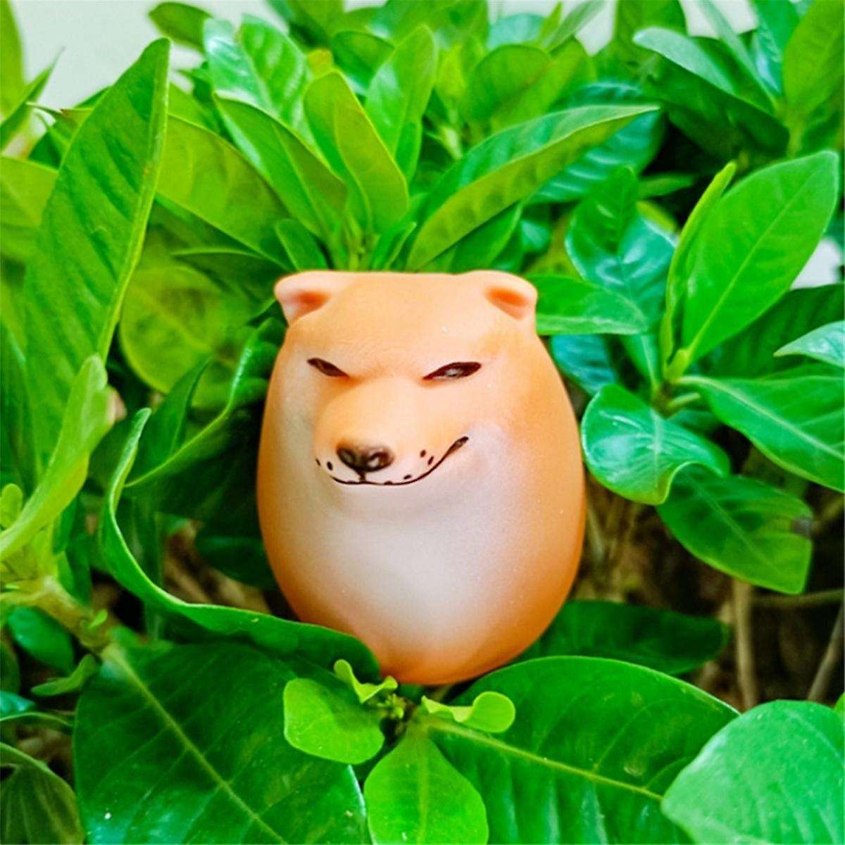 10x Egg Dog Shiba Inu Realistic Egg Shape Desk Decor Dog & Egg Union Decoration for Home Offices Fun