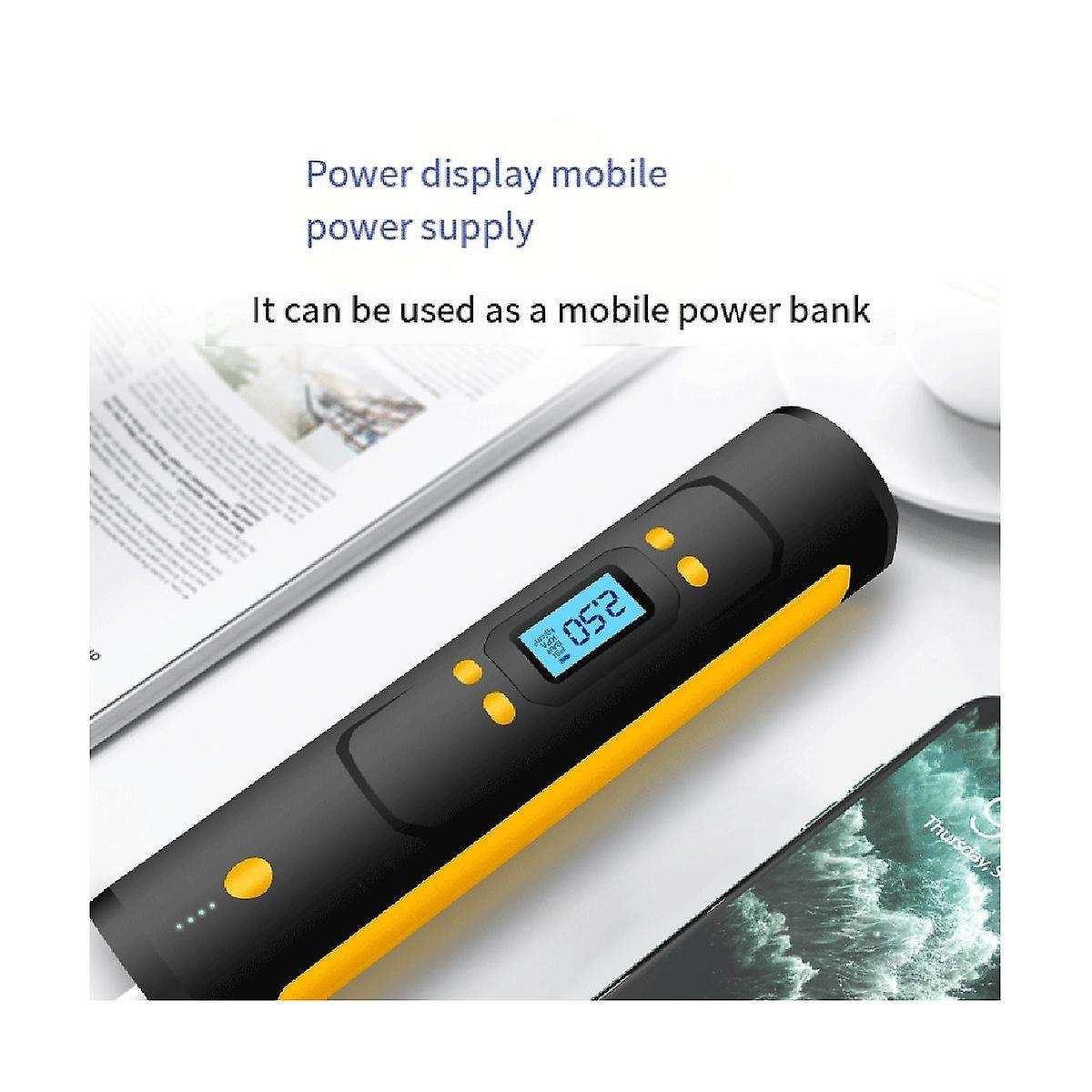 11.1V Car Inflator Pump Portable Handheld Wireless Charging Digital Display with Light Car Motorcyc