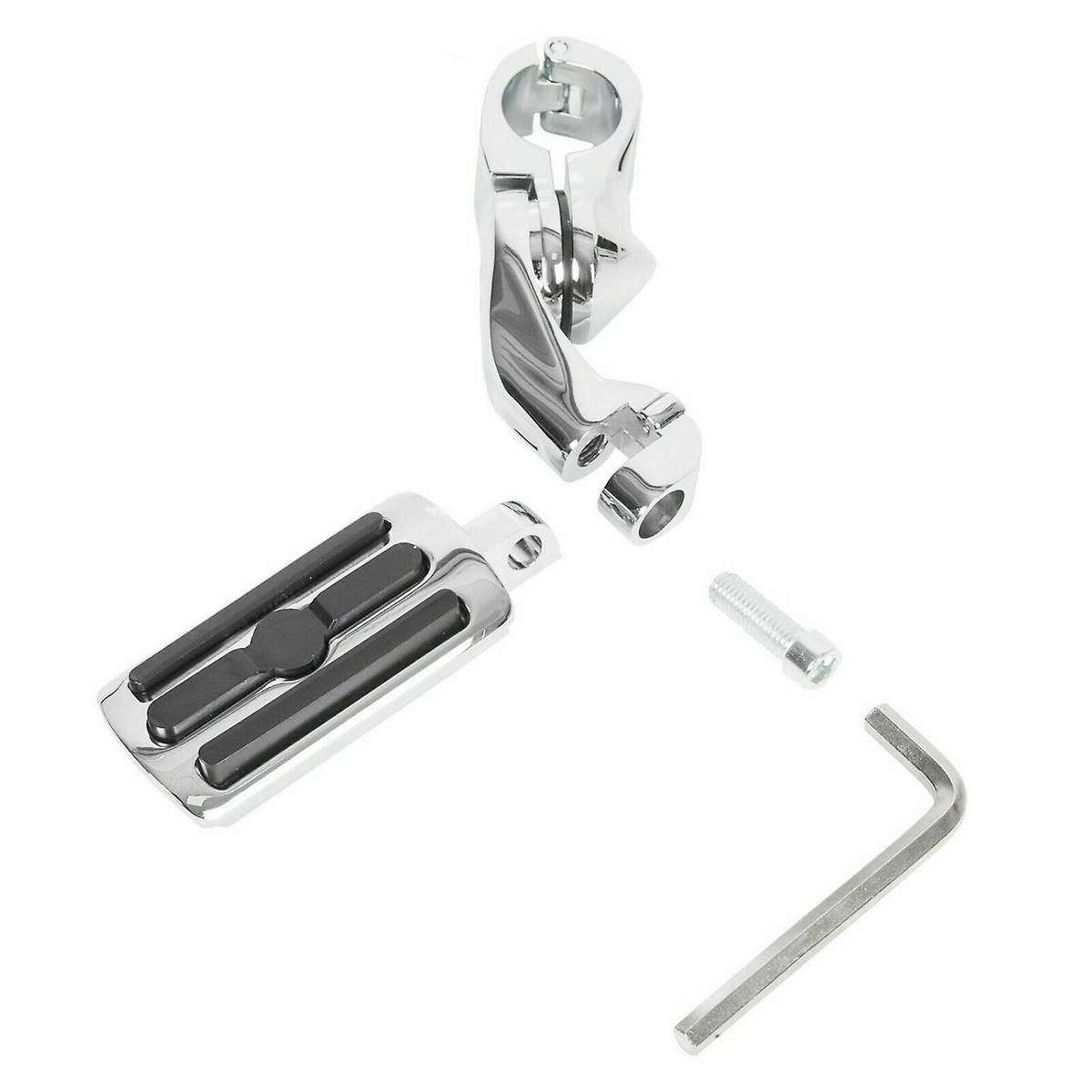 1-1/4 inch Highway Motorcycle Bumper Pedals Modified Foot Pegs Pedals Crash Bar