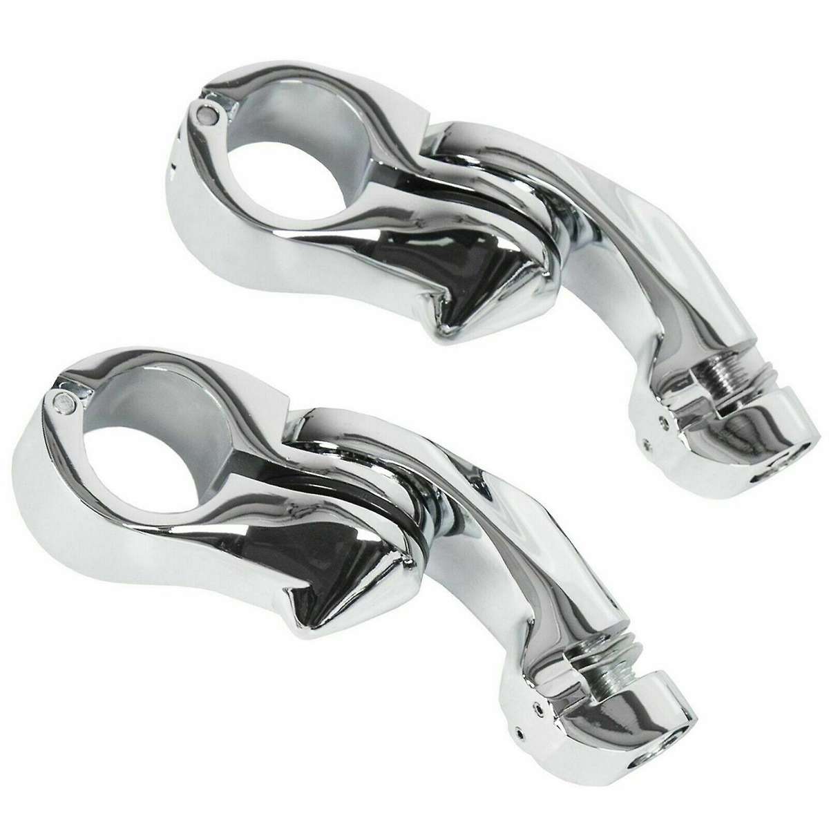 1-1/4 inch Highway Motorcycle Bumper Pedals Modified Foot Pegs Pedals Crash Bar