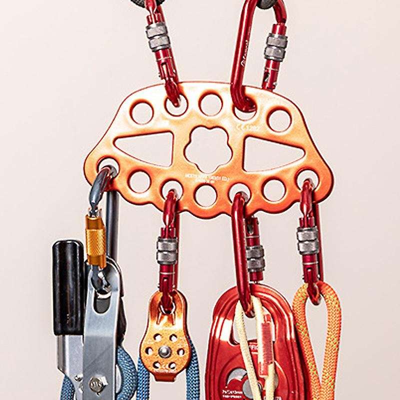 12 Hole Rope Component Plate Load-Bearing Anchors Mountaineering Equipment Fingerboard Splitter