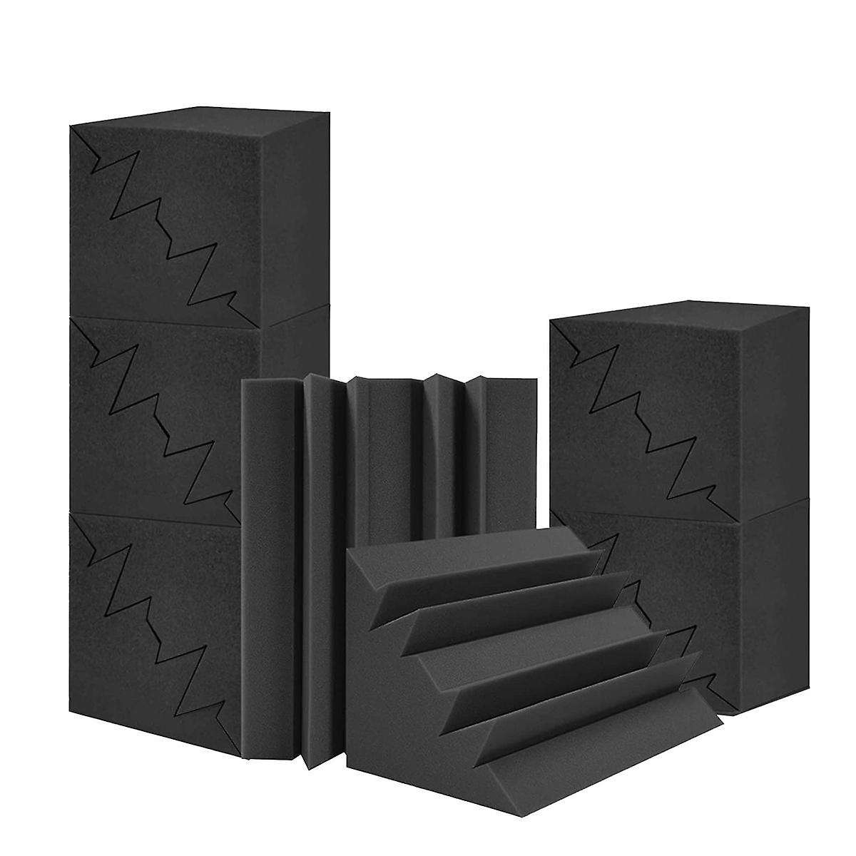 12 Pack Acoustic Foam 12 X 7 X 7inch Sound Absorbing Foam,high Density Sound Panels Insulation For