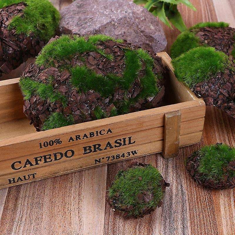 12 Pcs Artificial Moss Rocks Decorative,artificial Rock, Moss Decor for Garden Decor Diy Floral Arr