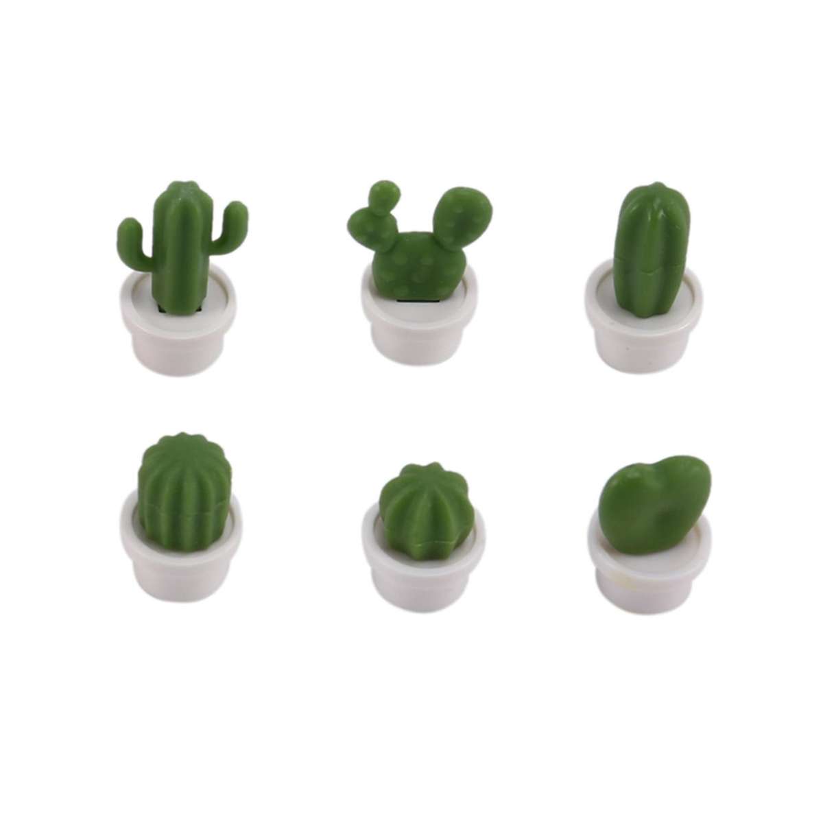 12 Pcs Cute Cactus Refrigerator Magnets,decorative Fridge Magnet Locker Magnet,dry Erase Board Magn