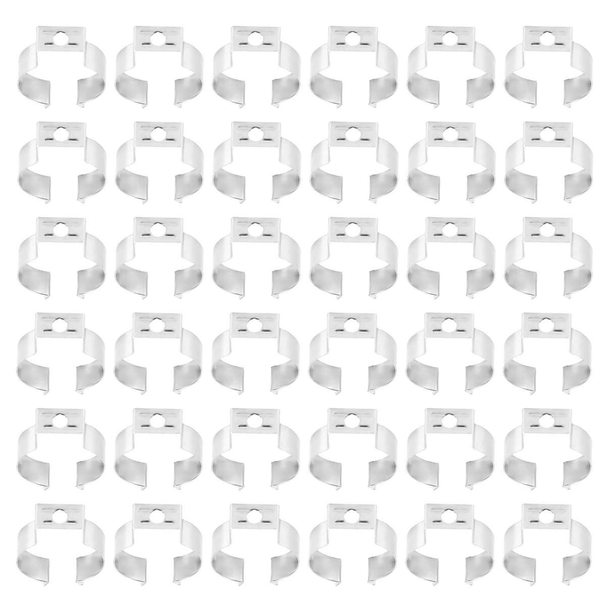 120pcs T8 Led Light Bulbs U Clips Holder Fluorescent Tube Lamp Bracket