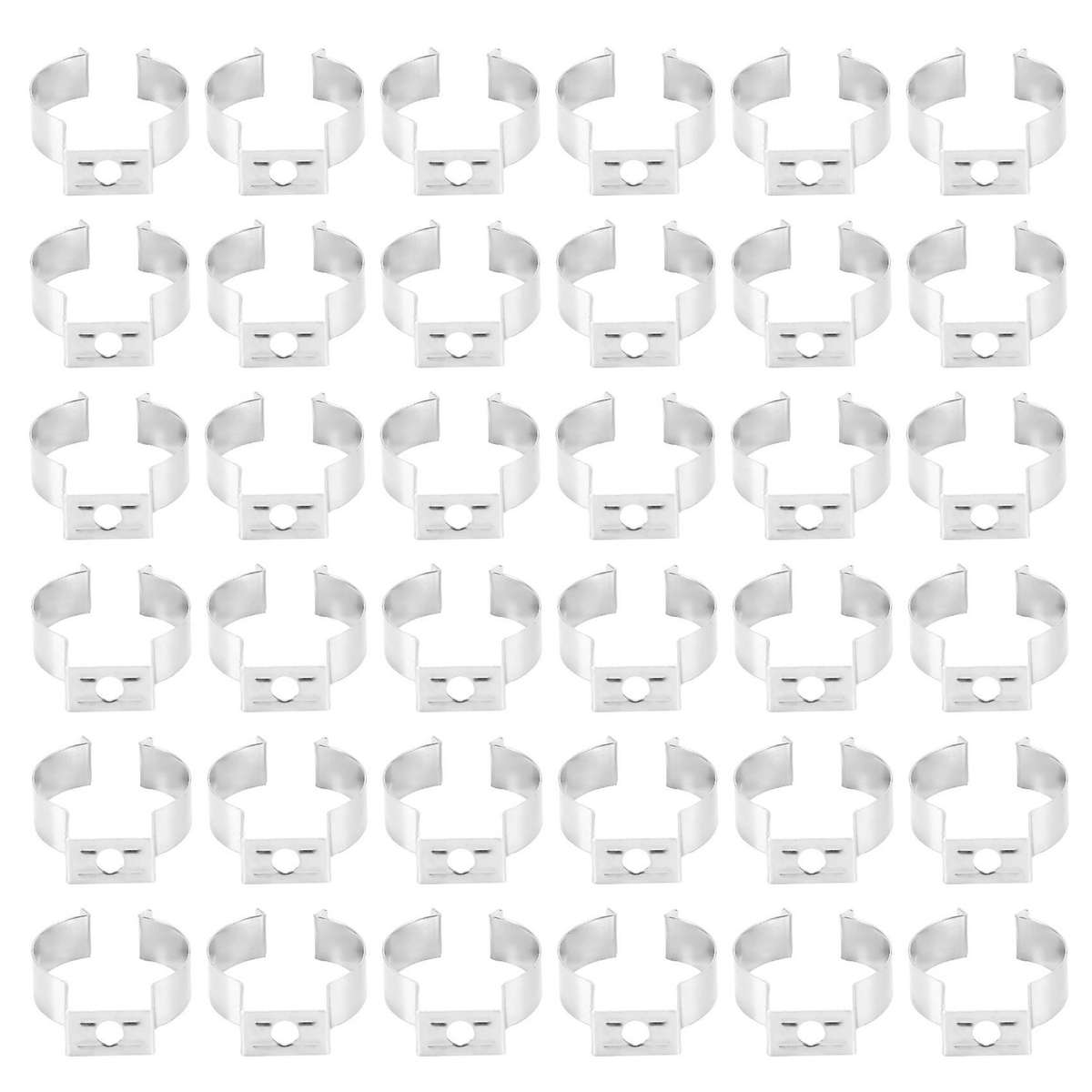 120pcs T8 Led Light Bulbs U Clips Holder Fluorescent Tube Lamp Bracket