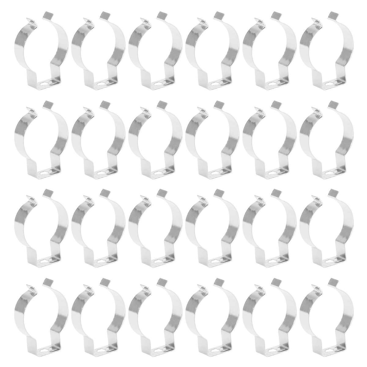 120pcs T8 Led Light Bulbs U Clips Holder Fluorescent Tube Lamp Bracket