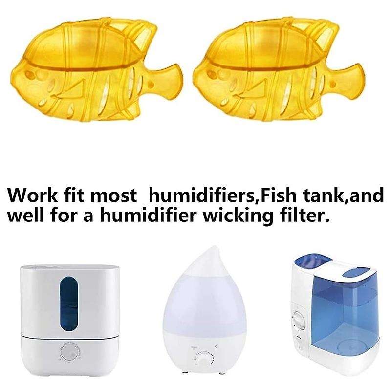 12PCS Humidifier Cleaner, Universal Humidifier Tank Cleaner Fish,Warm & Cool Mist Humidifiers, Humi