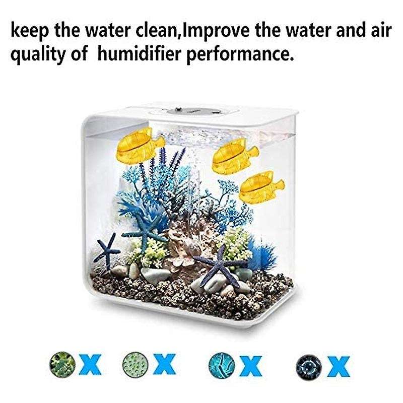 12PCS Humidifier Cleaner, Universal Humidifier Tank Cleaner Fish,Warm & Cool Mist Humidifiers, Humi