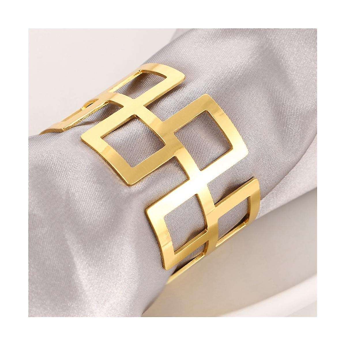 12pcs Napkin Rings Table Napkin Holder Wedding Napkin Ring Table Decoration for Dinner Napkin Ring