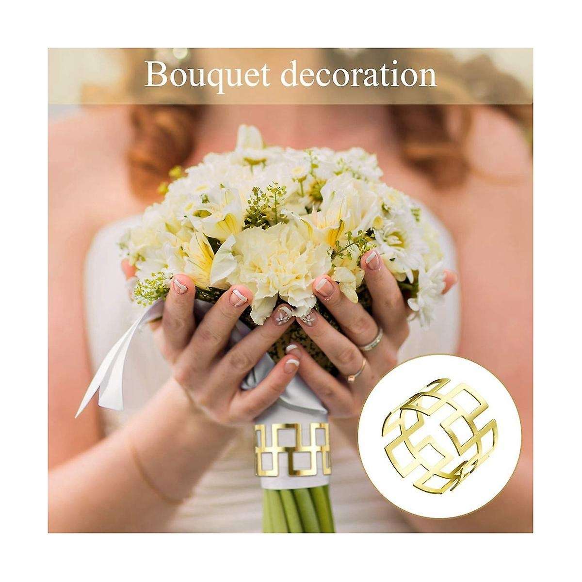 12pcs Napkin Rings Table Napkin Holder Wedding Napkin Ring Table Decoration for Dinner Napkin Ring
