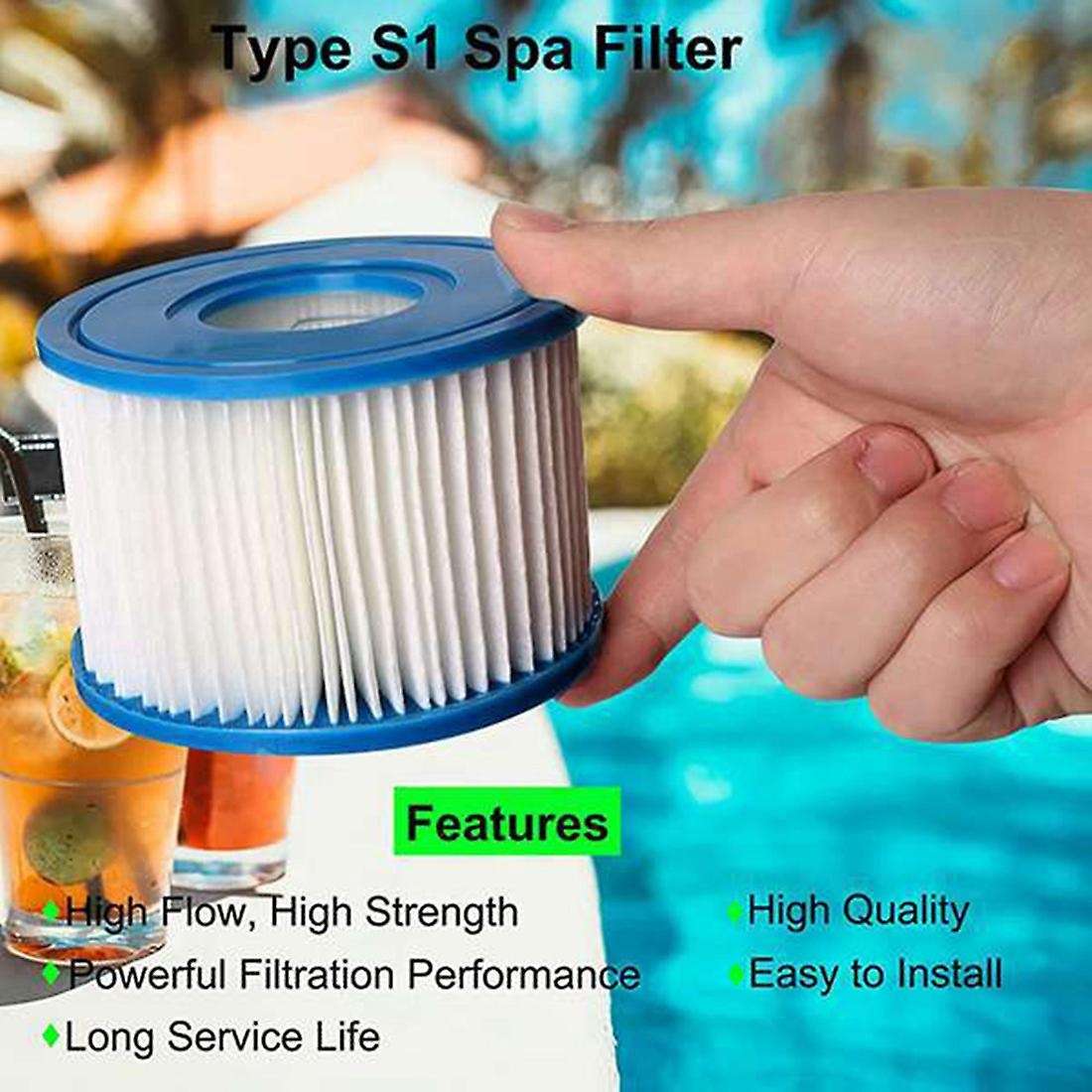 10Pcs Replacement Filter for Spa Filter 29001E 11692,Type S1 Hot Tub Filter for 28403E,28407E,28443E