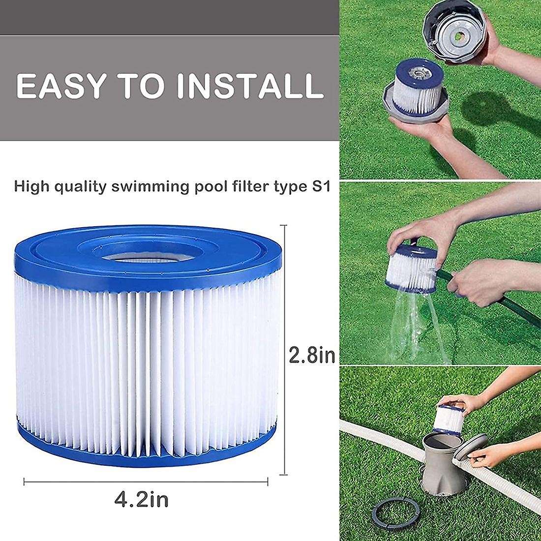 10Pcs Replacement Filter for Spa Filter 29001E 11692,Type S1 Hot Tub Filter for 28403E,28407E,28443E