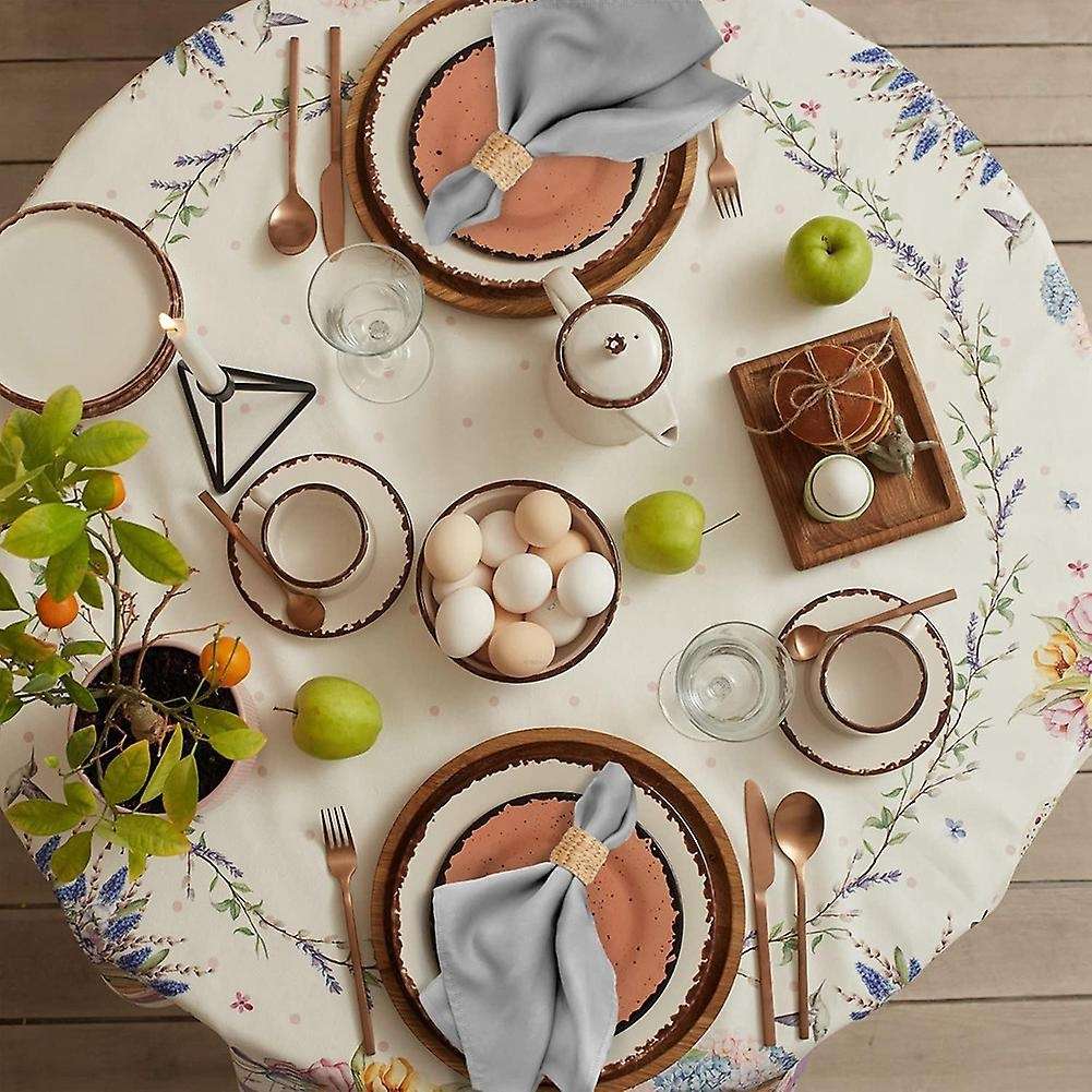 12Pcs Water Hyacinth Napkin Rings -Compatible Party, Dinner Table Decoration