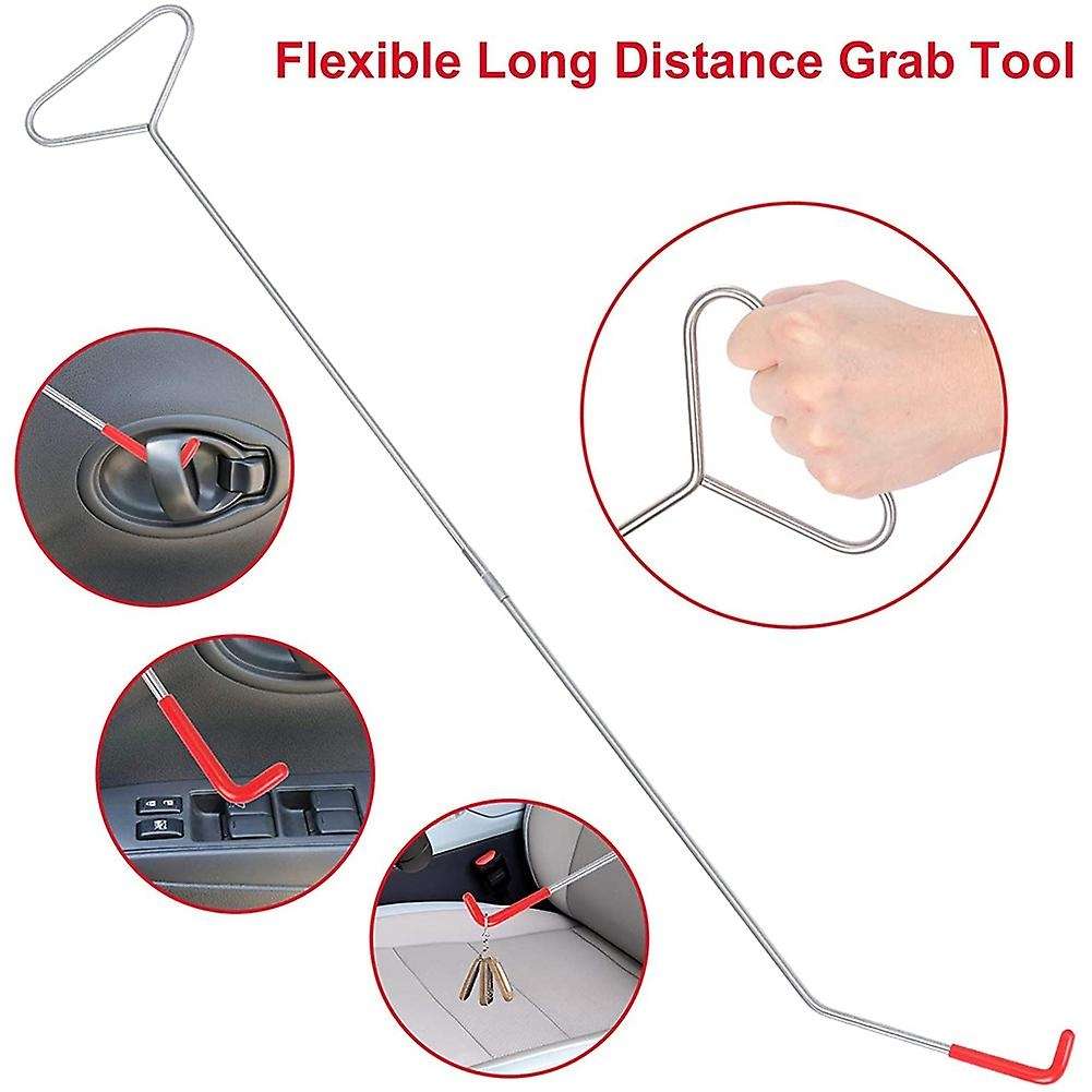 12-Piece Car Tool Kit with Air Wedge, Long-Distance Grab, Car Emergency Kit (Enhanced)