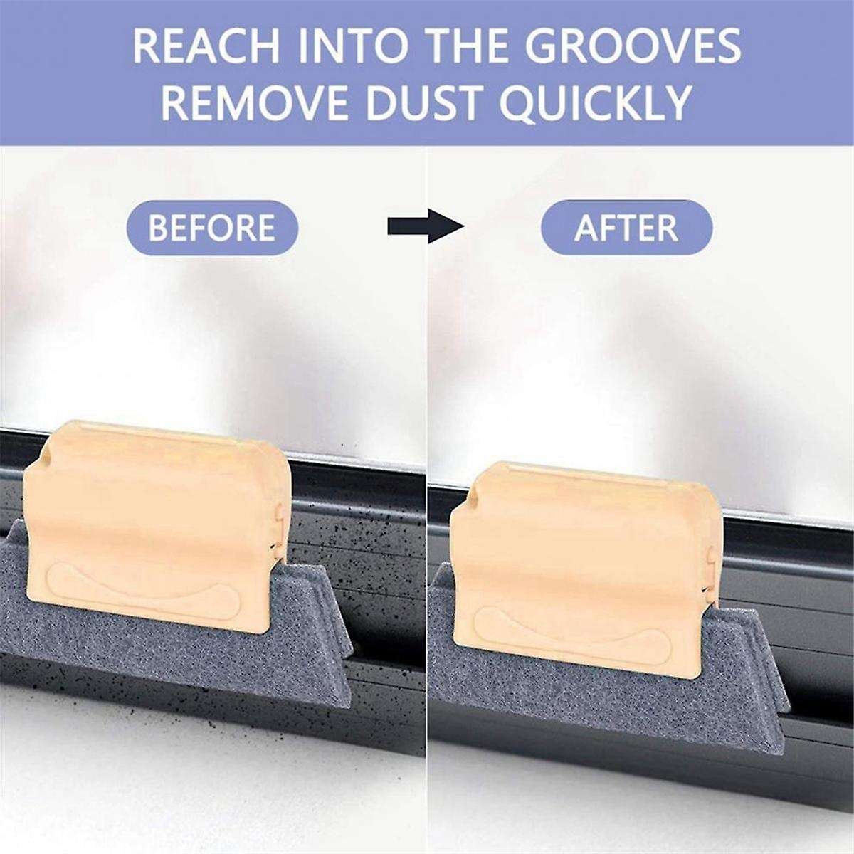 12-Piece Cleaning Brush Set, Hand- Space Window Rail Cleaning Brush to Quickly Clean All Corners and