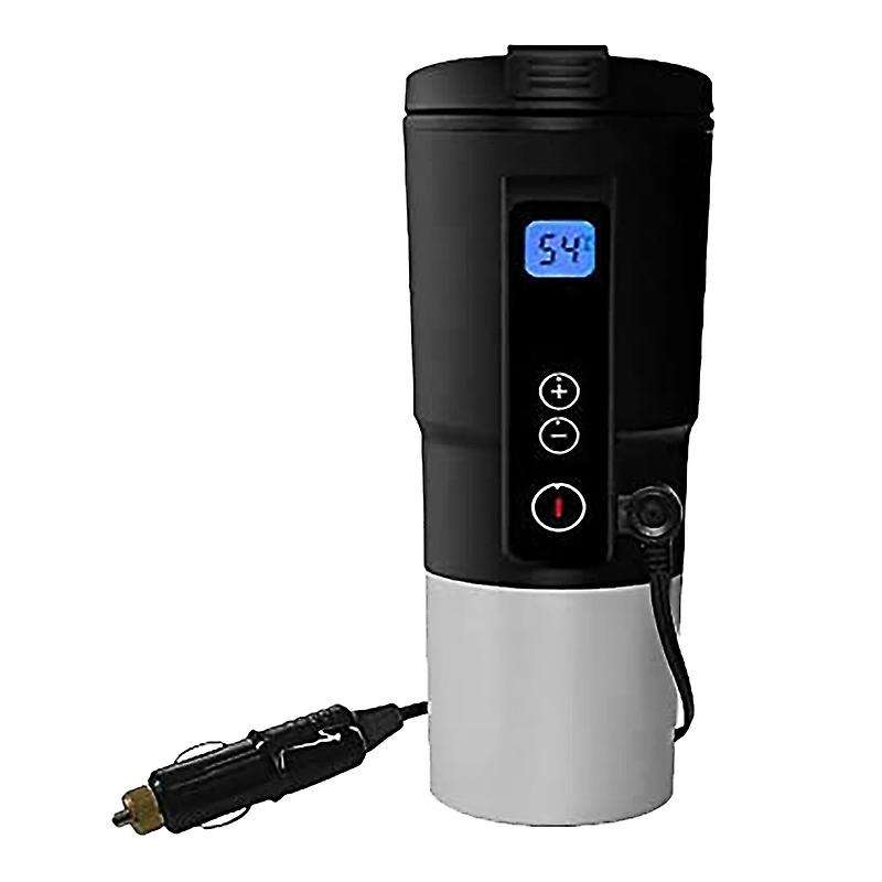 12V 410ML Digital Display Electric Hot Water Vacuum Cup Thermostat Car Home Temperature Control Heat