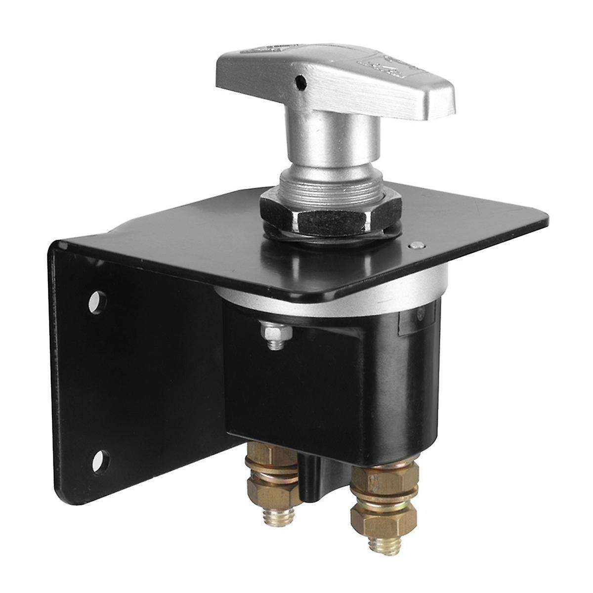 12V Battery Switch Heavy Duty Battery Circuit Cutter Disconnecter Isolator with Keyhole for RV Campe