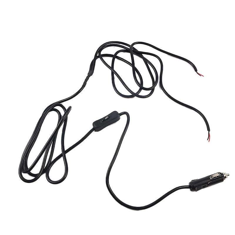 12V Cigar Lighter Socket Connector with On/Off Toggle Switch and 2 Connectors Modified Car Wiring Ha