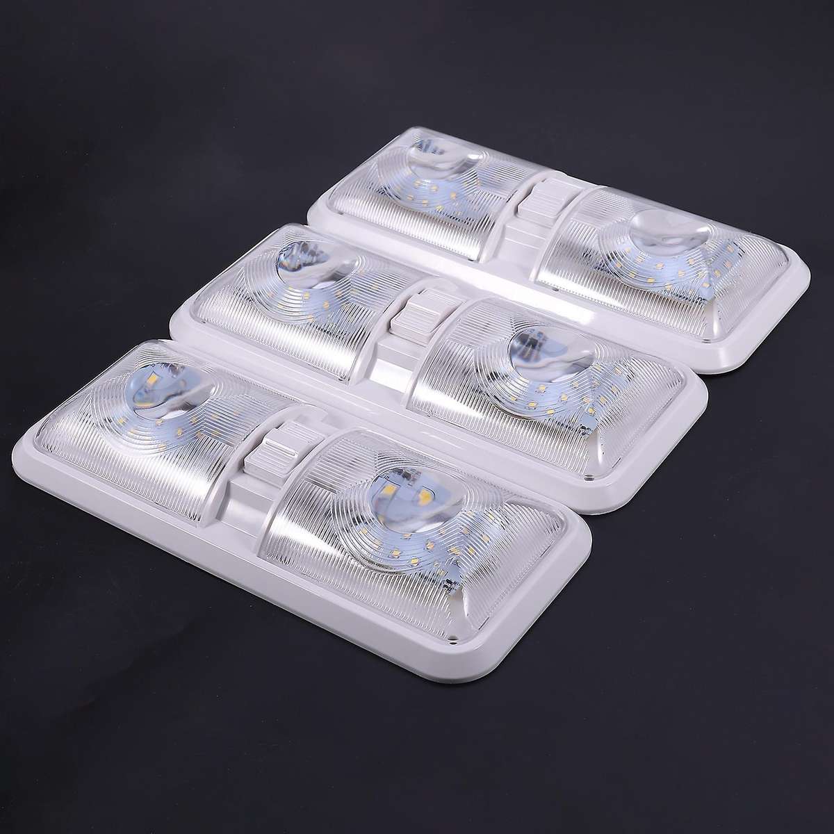 12V LED RV Car Lighting Warm White Car Roof Light Camping Light with Switch