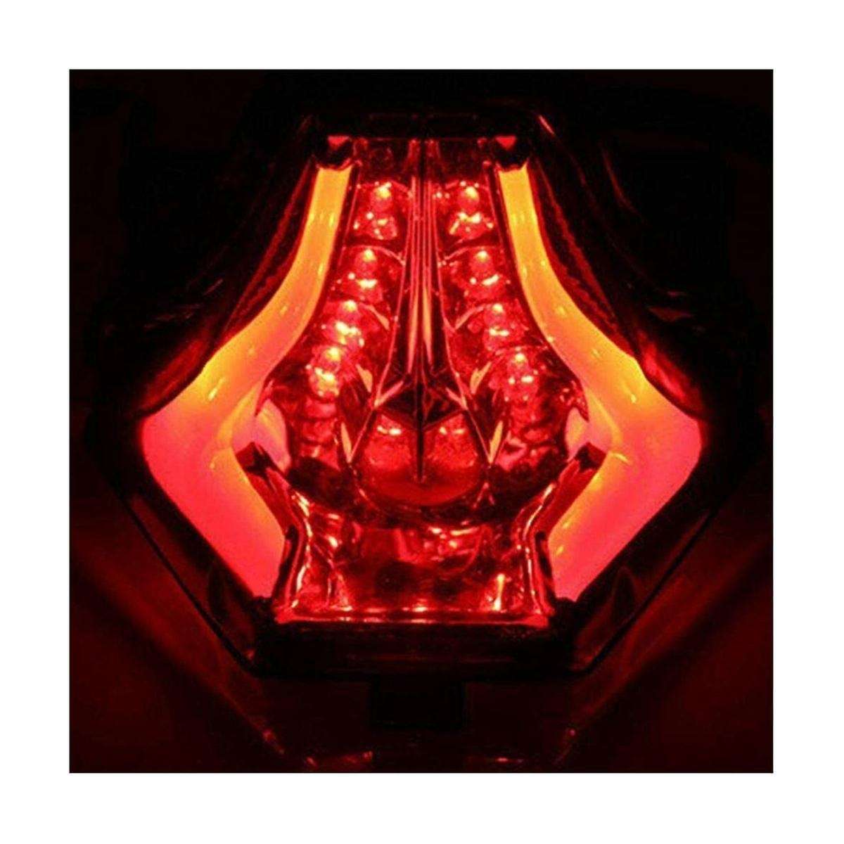 12v Led Tail Light for Motorcycle Off-road Vehicle -colour Brake Light Universal Turning Light 10w