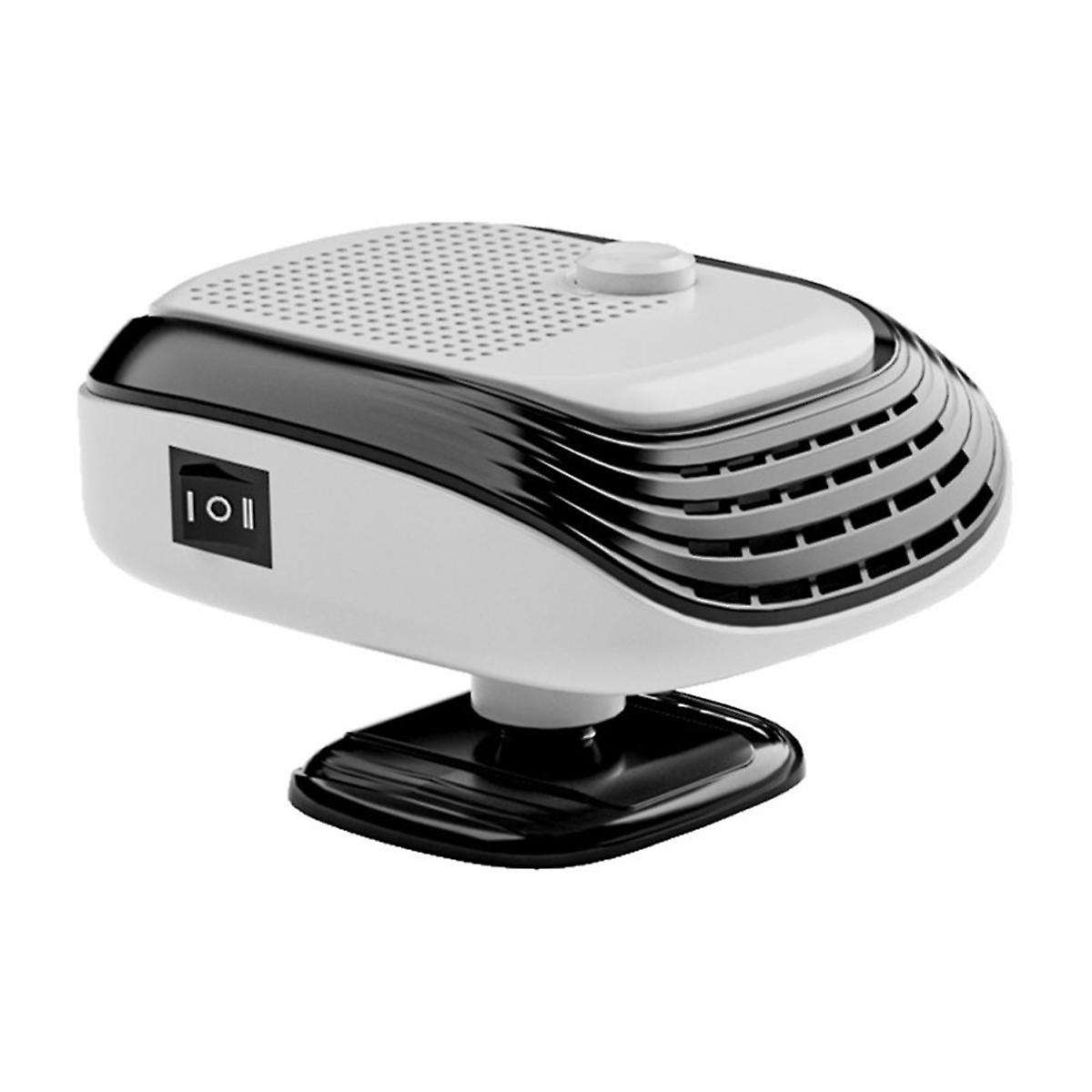 12v Potable Car Defroster Windshield Heater 2-in-1 Heating Cooling Fan for Auto Window Demister with