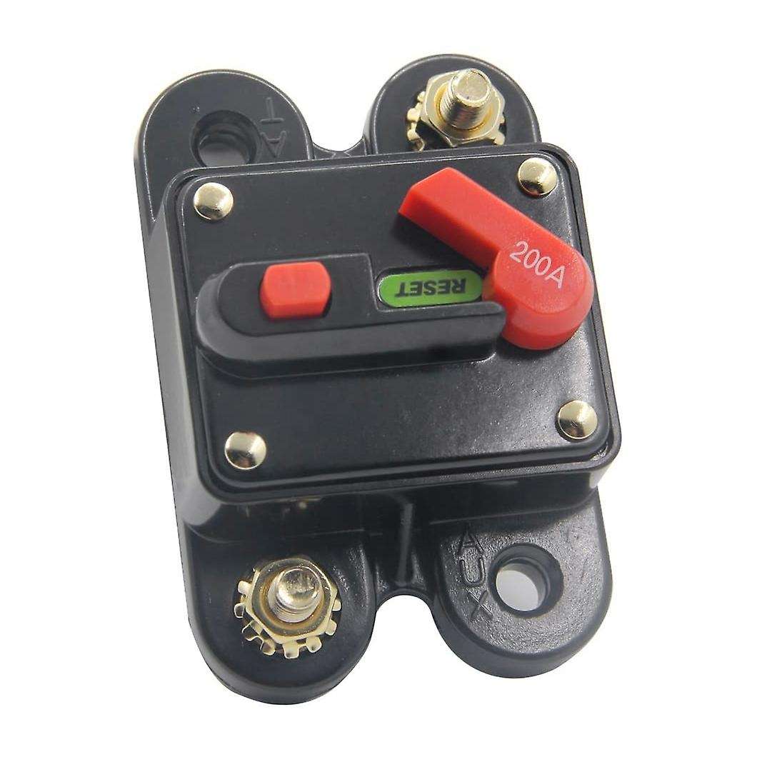 12V-24V DC 200 Amp Circuit Breaker for Car Marine Boat Bike Stereo Audio
