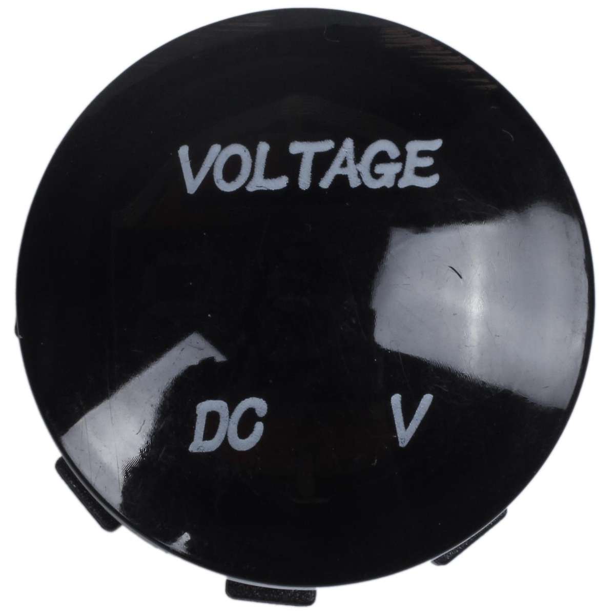 12V-24V DC Voltmeter Car Monitor Motorcycle LED Red Waterproof Voltmeter Black