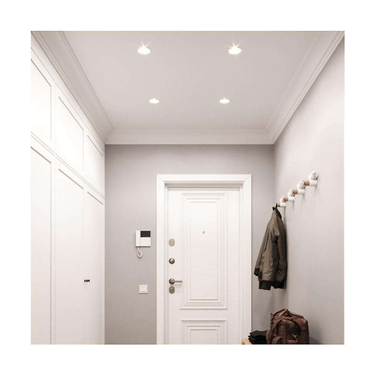 12w 1cm Panel Light Ultra-thin Recessed Circular Downlight Kitchen Foot Tile Led Panel Light Recesse