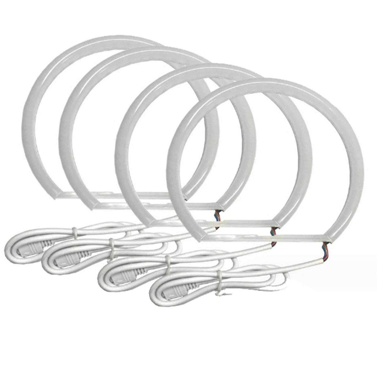 131mm Multi-Color RGB Car Angel Eyes LED Light Half Circle Halo for 3-Series E36 1990-2000 E46 Head