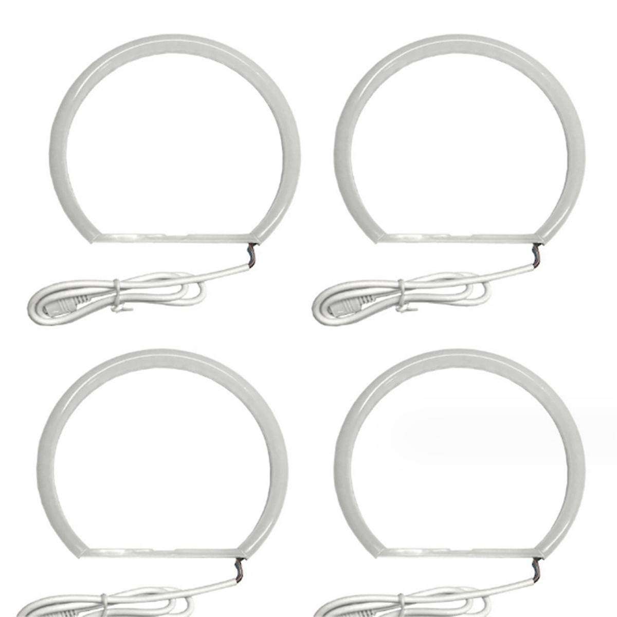 131mm Multi-Color RGB Car Angel Eyes LED Light Half Circle Halo for 3-Series E36 1990-2000 E46 Head