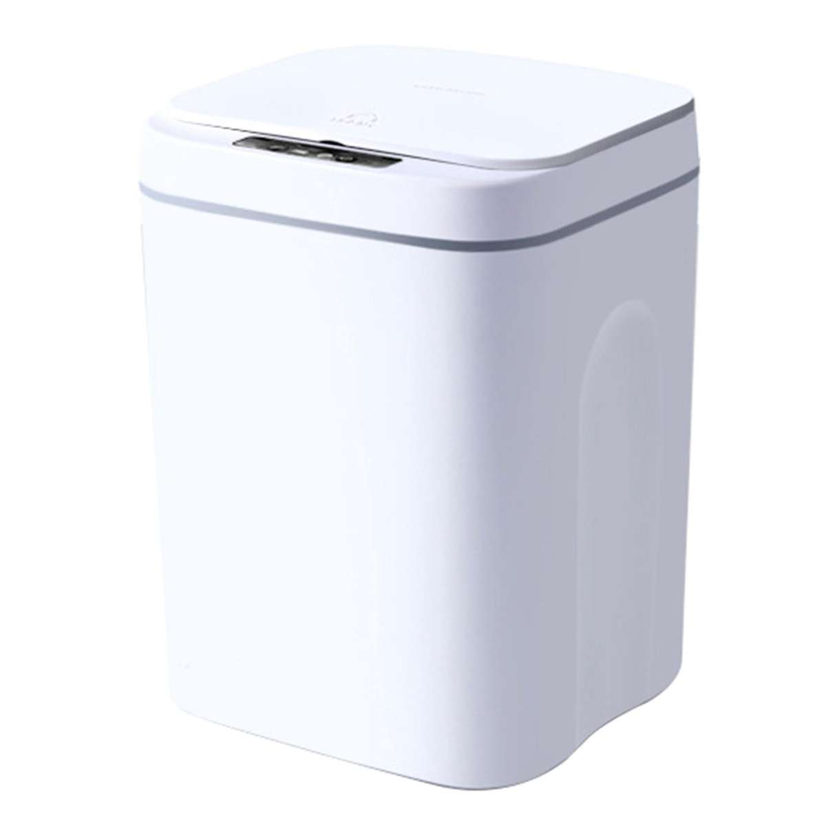 14L Intelligent Trash Can Automatic Sensor Dustbin Electric Waste Bin Rubbish Can for Kitchen,White