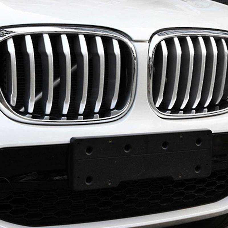 14Pcs Car Front Grill Decoration Strips Trim for X3 G01 X4 G02 2018 2019 Accessories