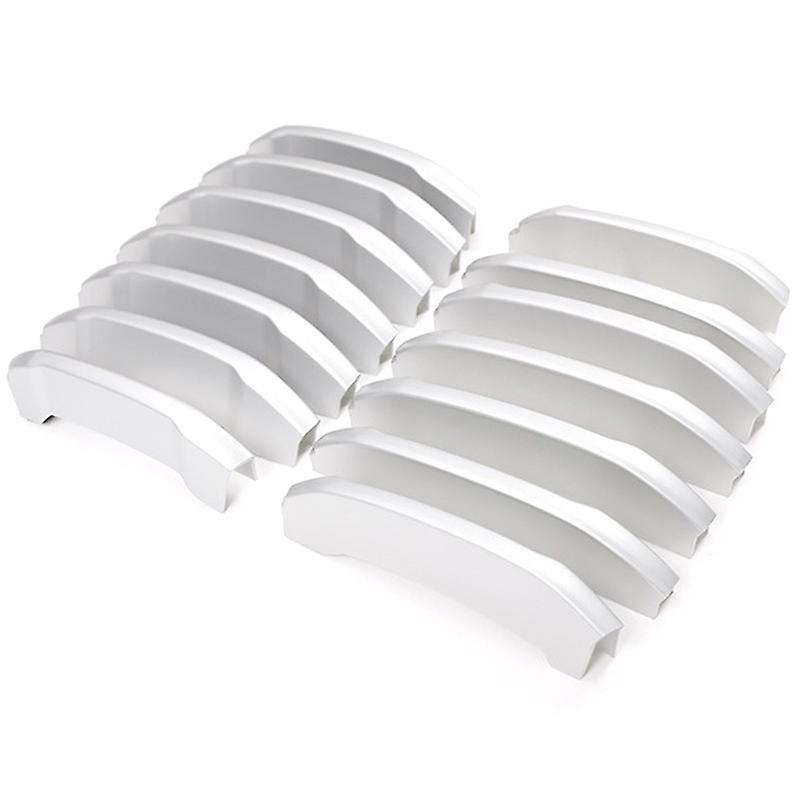 14Pcs Car Front Grill Decoration Strips Trim for X3 G01 X4 G02 2018 2019 Accessories