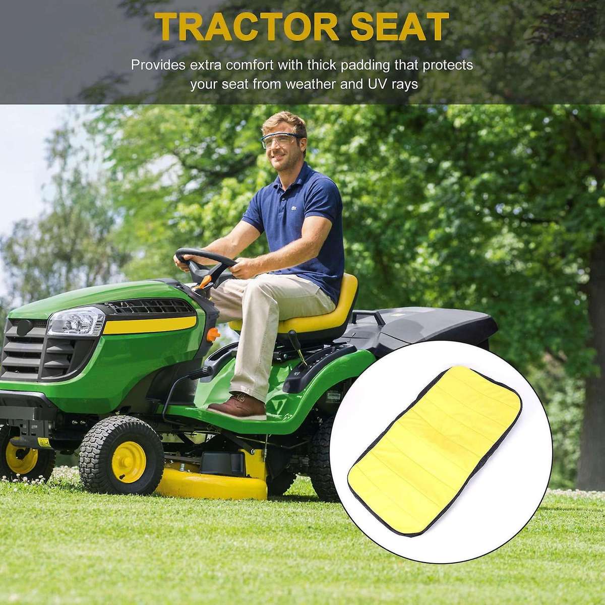 15 Inch On Mower Cover Tractor Water&dust Proof for Gator Seats Cover