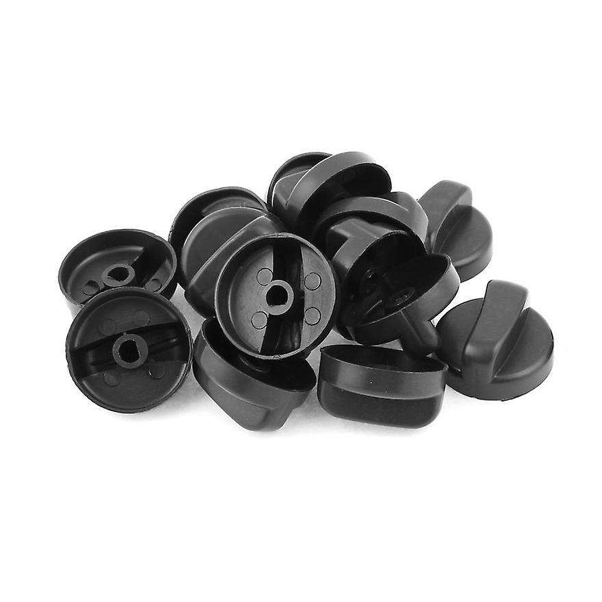 15 pcs Stove Gas Stove Plastic 8 mm Dia Mount Hole Knob
