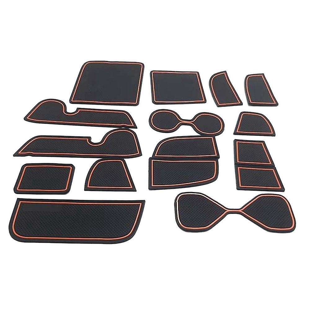 15Pcs Gate Slot Pad Compatible Honda HRV HR-V Vezel 2021 2022 Accessories
